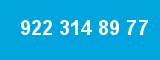 922 314 89 77 922 314 89 77